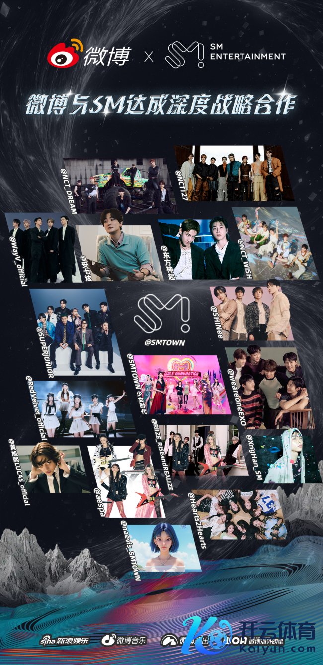 微博与韩国SM文娱结束政策相助,联袂拓展国外文娱生态新模式