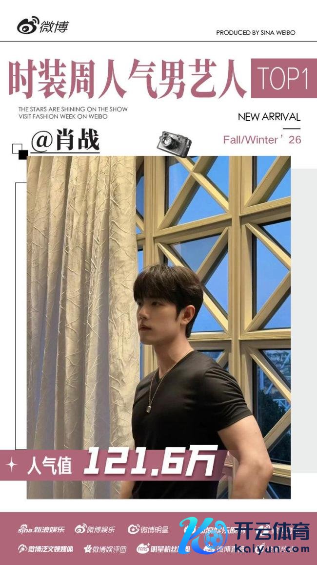 杨紫时装周东说念主气女艺东说念主TOP